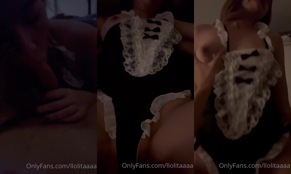 คลิปหลุด Onlyfans Icychaa วัยรุ่นร่างบางสุดน่ารัก แต่งคอสเพลย์ชุดเมด มาให้ผัวเย็ด โดนจับกระแทกหีรัวๆโครตเสียว