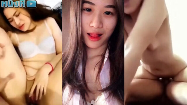 คลิปหลุดนักศึกษา เย็ดคาหอพักกับแฟนหนุ่มเอวรัว เอวซอยยิก ทั้งจับกดเย็ดท่าสามัญ จับยกเอวขึ้นย่มควย เสียวจนต้องแอ่นตัวไปข้างหลัง ครางลั่นเลย