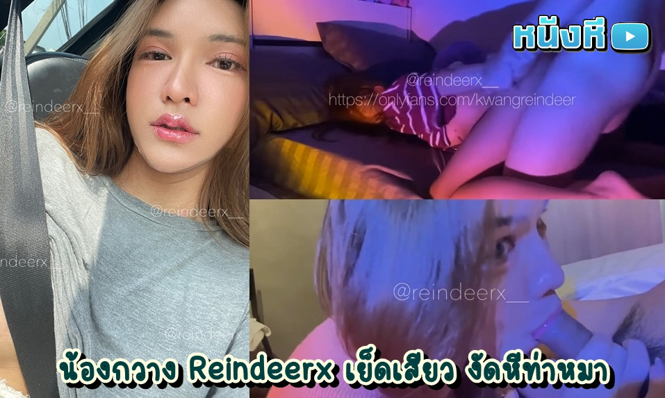 หลุดไทย Thai xxx น้องกวาง Reindeerx__ (kwangreindeer) ดาวโป๊สาวสวยไฮโซทรงโตใหญ่บึ้ม โดนจัดห้องเชือดโคตรเสียวซี๊ดซ๊าด เย็ดหีพัง