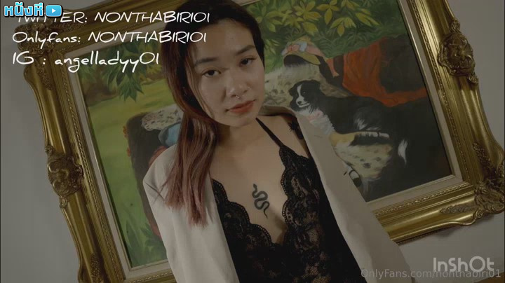 คลิบหลุด Onlyfans น้องชะเอม Nonthabiri01 สาวไทยหุ่นดีนัดมาจัดล่อหีกับพี่เทพ ดูดนมเลียหีให้จนเงี่ยน กดขากระแทกรูหีรัวๆ แอ่นก้นซอยด๊อกกี้ฟินๆ เปลี่ยนไปโยกบนควยเสียวๆ น้ำว่าวแตกคาถุงยาง